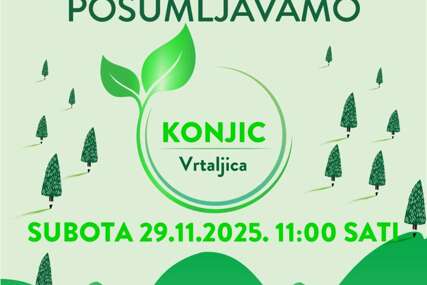 Nastavak akcije pošumljavanja Boranka u BiH u Konjicu i Jablanici