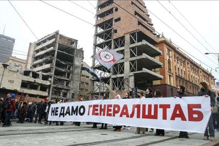 U Beogradu održan protest „Ne damo Generalštab“