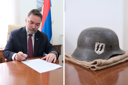 Skandal: Košarac poslao Schmidtu šljem nacističke vojske!
