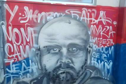 Na Gradskom stadionu u Banja Luci mural u čast Mladena Žižovića