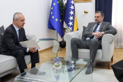 Konaković primio u nastupnu posjetu novoimenovanog ambasadora Ukrajine u BiH: "Razumijemo vas, prošli smo kroz slična iskustva"