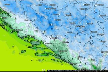 BH Meteo upozorava: Stiže smrznuti talas do -14°C, a zatim iznenadni vremenski preokret koji mijenja sve!