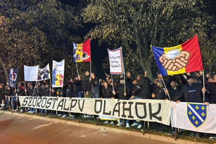 Bh Fanaticosi transparentima provocirali Rumune: "Više neće svraćati u Zenicu"