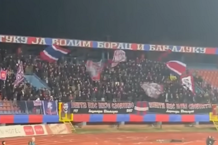 Sramotno navijanje Lešinara na utakmici Borac – Željezničar: "Svaki Turčin zna, svaka bula zna..." (VIDEO)