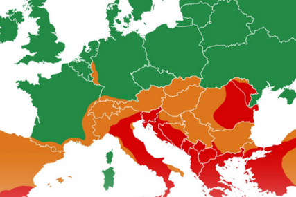 Nova mapa Evrope zbog koje se Balkan trese: BiH u crvenom (FOTO)