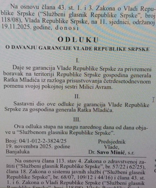 FOTO: SCREENSHOT/ VIJESTI.BA