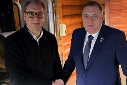 Prvi sastanak Dodika i Vučića nakon dva mjeseca