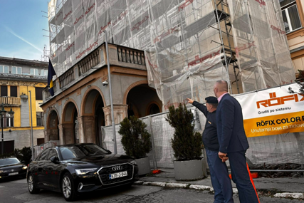 Zukan Helez obišao radove na obnovi Doma OSBiH