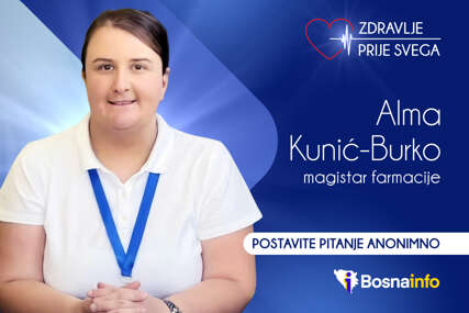 Magistar farmacije Alma Kunić-Burko odgovara na pitanja čitatelja Bosnainfo vezana za pravilnu i sigurnu upotrebu lijekova