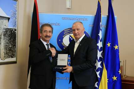 Ambasador Palestine u oproštajnoj posjeti Ministarstvu odbrane: Podrška BiH palestinskom narodu i njegovom pravu na slobodu, dostojanstvo i državnost