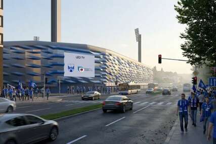 Predstavljen projekt nove fasade sjeverne tribine stadiona Grbavica