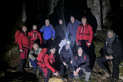 Planinari iz Goražda i gorski spasioci iz Gradačca organizirali noćni pohod na Grebak