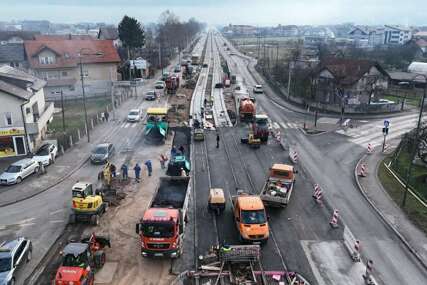 Završavaju se radovi na još jednoj raskrsnici tramvajske pruge do Hrasnice
