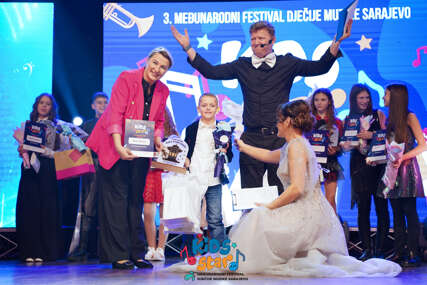 Bajkovita noć muzike i prijateljstva: Održan 3. međunarodni festival Sarajevo "Kids Star"