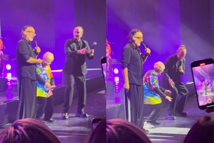 Baka Radmila "ukrala show" na koncertu Tonyja Cetinskog u Beogradu, plesom osvojila publiku