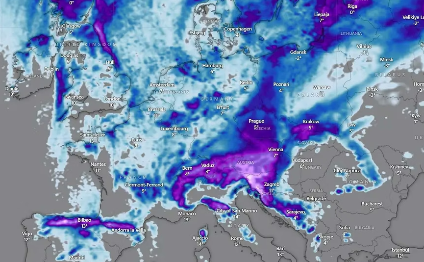 FOTO: SEVERE WEATHER/SCREENSHOT