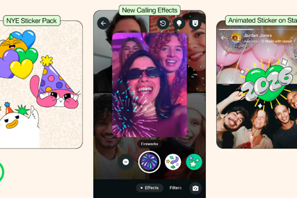 WhatsApp pripremio novogodišnje stickere, efekte za videopozive