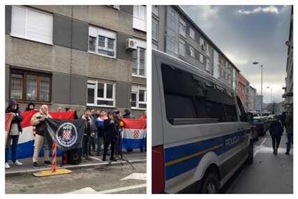 Nakon Thompsonova sinoćnjeg govora desničari opkolili zgradu, gradonačelnik pod policijskom zaštitom