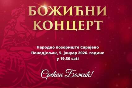 Božićni koncert SPKD 'Prosvjeta' 5. januara u sarajevskom Narodnom pozorištu