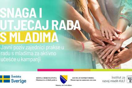 Vrijeme je da se snaga rada s mladima prepozna: Otvoren javni poziv za uključivanje