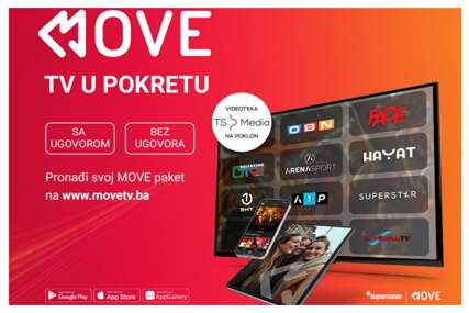 MOVE – TV zabava uz najgledanije domaće i strane kanale uvijek s tobom!