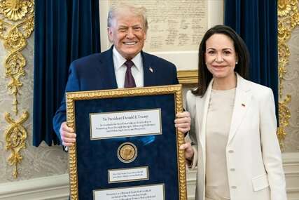 Venezuelanska opozicionarka Machado predala Trumpu Nobelovu nagradu za mir