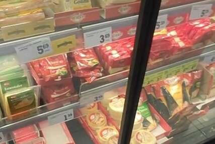 Marketi puni lažnog sira: Na polici je s pravim sirom, a s njim nema veze