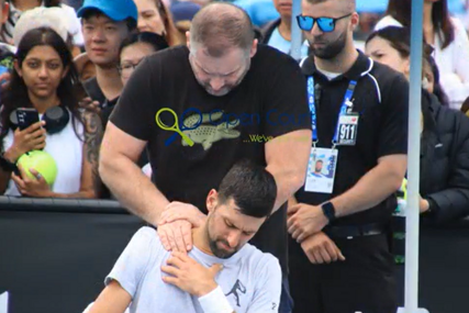 Đoković trenirao samo 12 minuta nakon sparinga, a onda se pojavio problem (VIDEO)