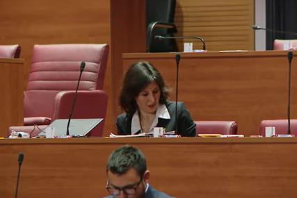 (VIDEO) Poslanicu Daliju Orešković udarila struja u Saboru Hrvatske