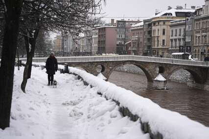 U BiH sutra jutarnja temperatura do minus 16 stepeni , na Bjelašnici danas u 13 sati minus 18