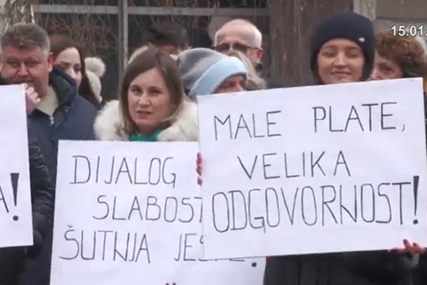 Pravosudni radnici u TK-u koji su 46 dana u štrajku ostali bez decembarske plate