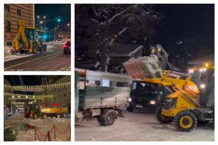RAD i ViK protekle noći zajedno čistili snijeg u Sarajevu