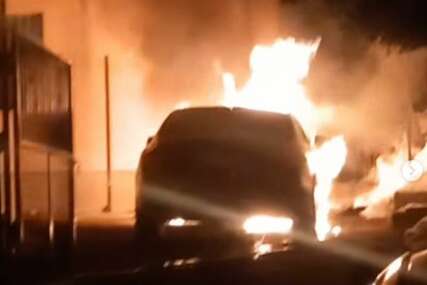 Gorjeli automobili: Policija ispituje povezanost incidenata na Stupu i u Buća Potoku FOTO, VIDEO