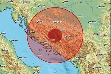 Potres pogodio BiH: Građani u šoku, tlo se snažno podrhtavalo