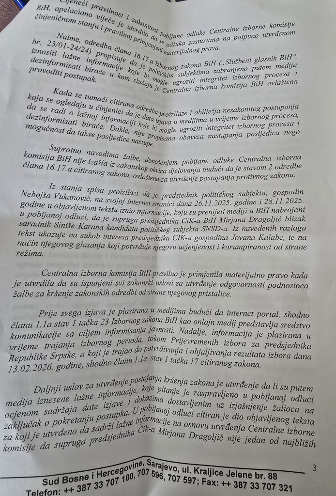 FOTO: VUKANOVIĆ