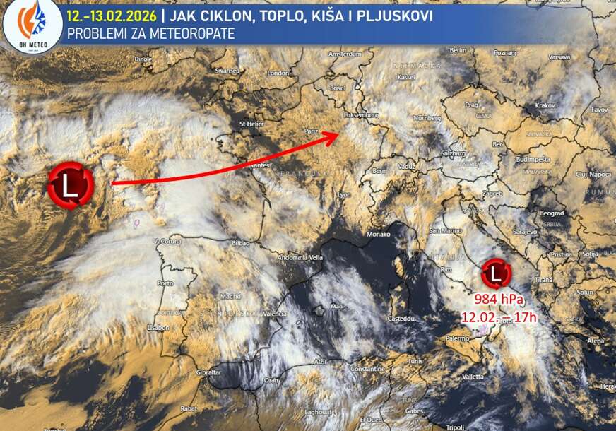 FOTO: BHMETEO.BA