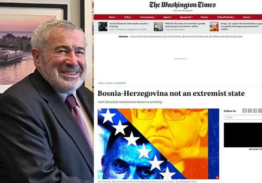 FOTO: SCREENSHOT/ LINAS GARSYS / THE WASHINGTON TIMES / KLIX KOLAŽ