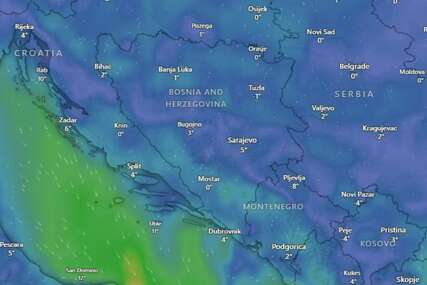 Hladni talas narednih dana stiže u BiH: Temperature će padati i na -10 stepeni