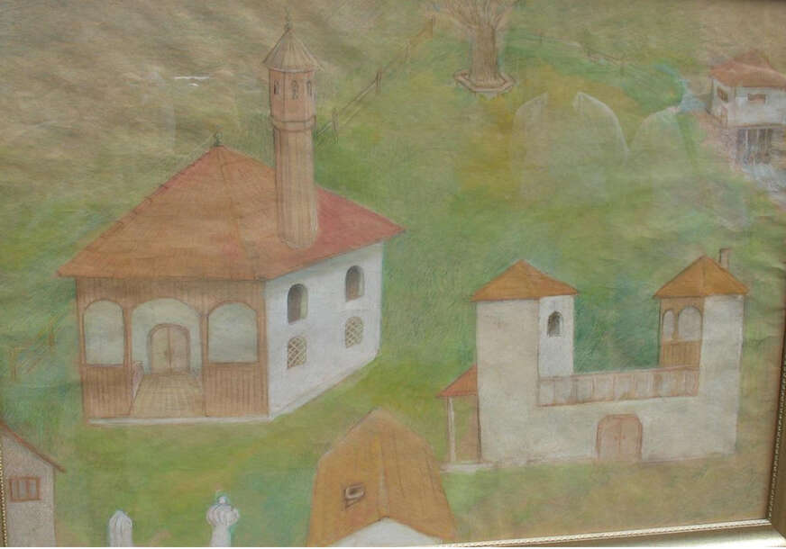 FOTO: DŽAMIJA NA LOKALITETU TURBE SLIKAO SALEM MERDAN PO SJEĆANJU JEDNOG HADŽIJE