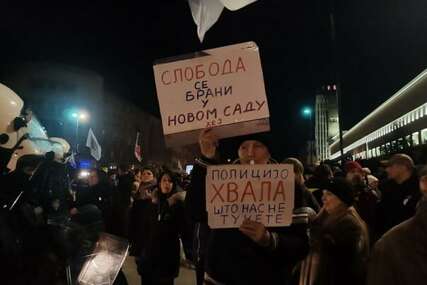 Protest u Novom Sadu, uprkos otkazanom dolasku Vučića