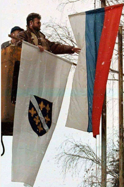 FOTO: VOGOŠĆA 23. FEBRUARA 1996. GODINE