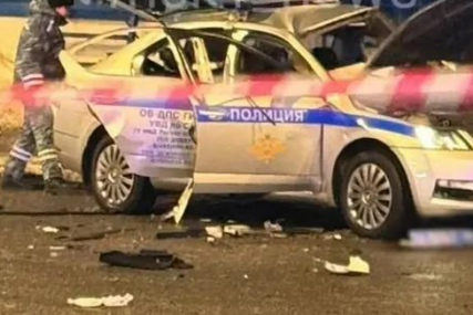 U centru Moskve aktivirana bomba pored patrolnog vozila, jedan policajac ubijen! (VIDEO)