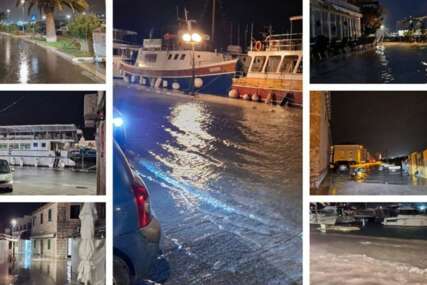 Dalmaciju pogodila jedna od najjačih plima zadnjih decenija (VIDEO)