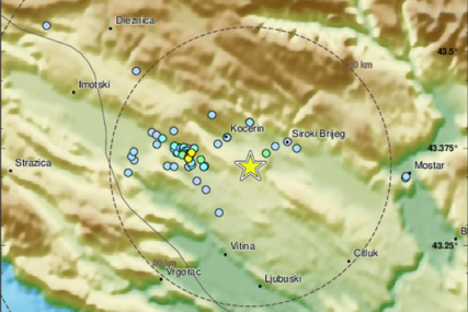 Hercegovački meteorolog objasnio seriju potresa kod Gruda i Ljubuškog