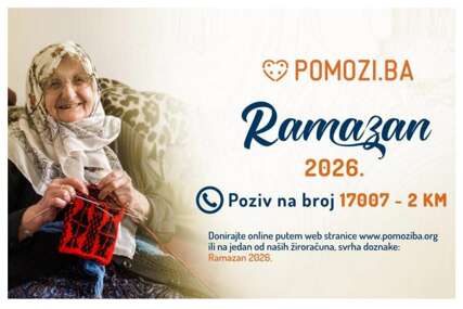 PODRŽITE POZIVOM NA BROJ Udruženje Pomozi.ba započelo ramazansku akciju