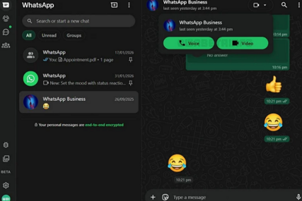 WhatsApp Web konačno dobija glasovne i video pozive