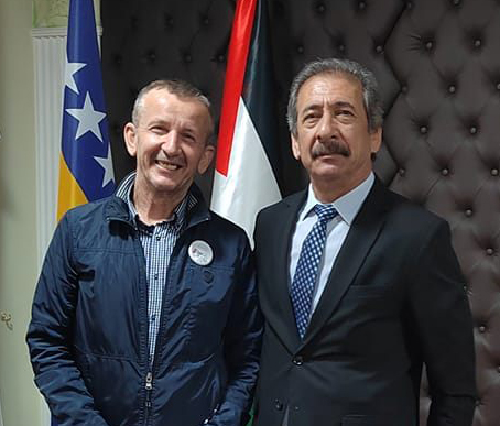 FOTO: ESAD KOPIĆ OSMANOVIĆ I REZEKQ NAMOURA, AMBASADOR PALESTINE