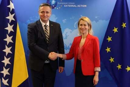Bećirović traži ubrzan prijem BiH u EU, Kallas naše vojnike u operacije
