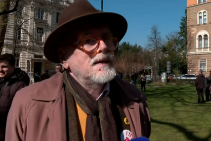 Beogradski profesor na protestima u Sarajevu: Mladi ljudi donose vrstu progresa, želim im da uspiju