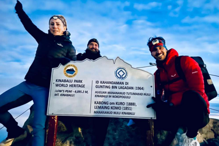 Elma Kablar, Miran Stambol i Senad Dorić popeli se na najvišu planinu u jugoistočnoj Aziji